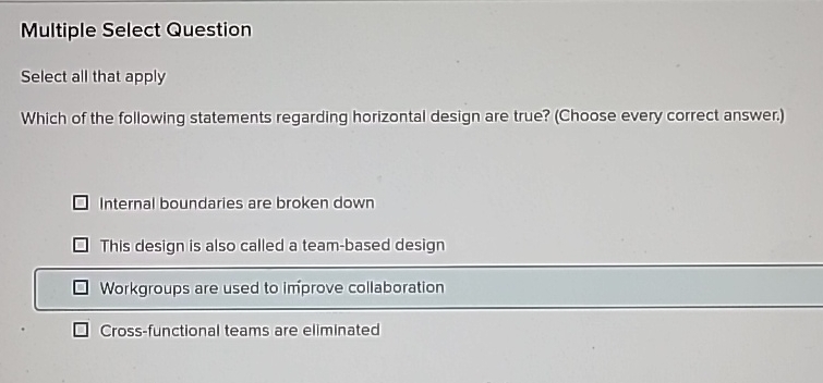  Multiple Select Question Select all that apply Which of the following