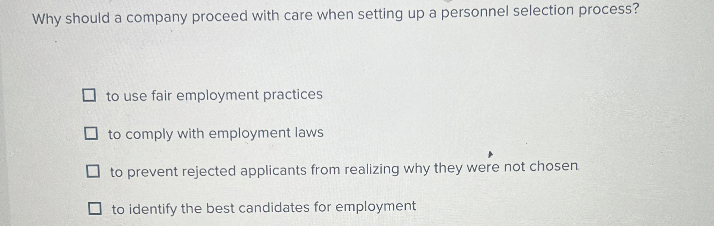  Why should a company proceed with care when setting up a