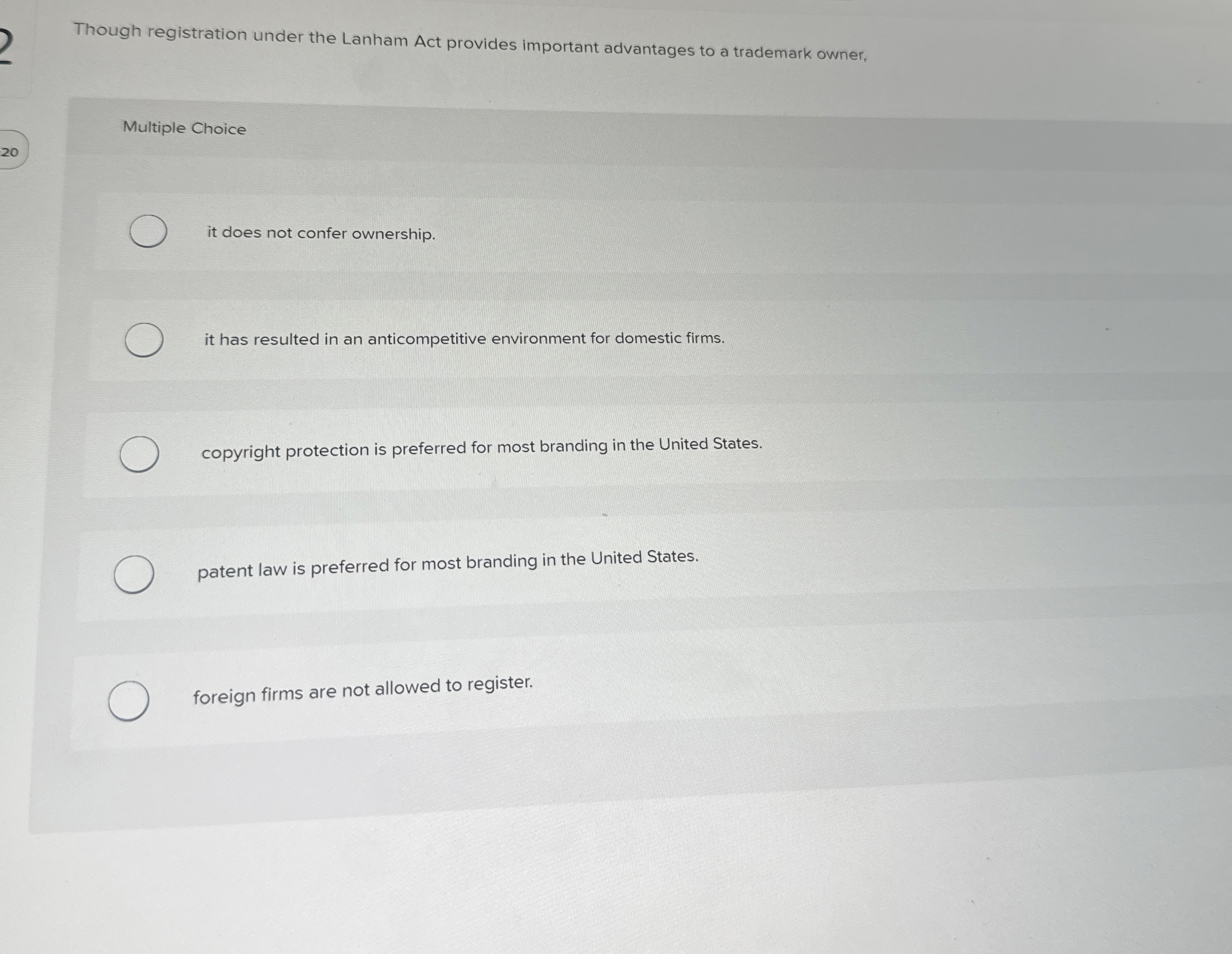  Though registration under the Lanham Act provides important advantages to a