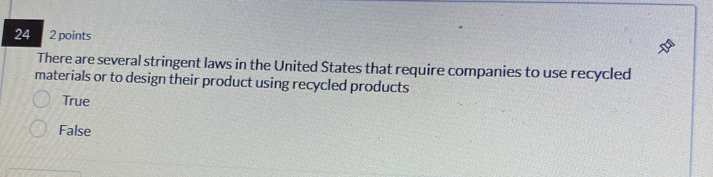  242 points There are several stringent laws in the United States