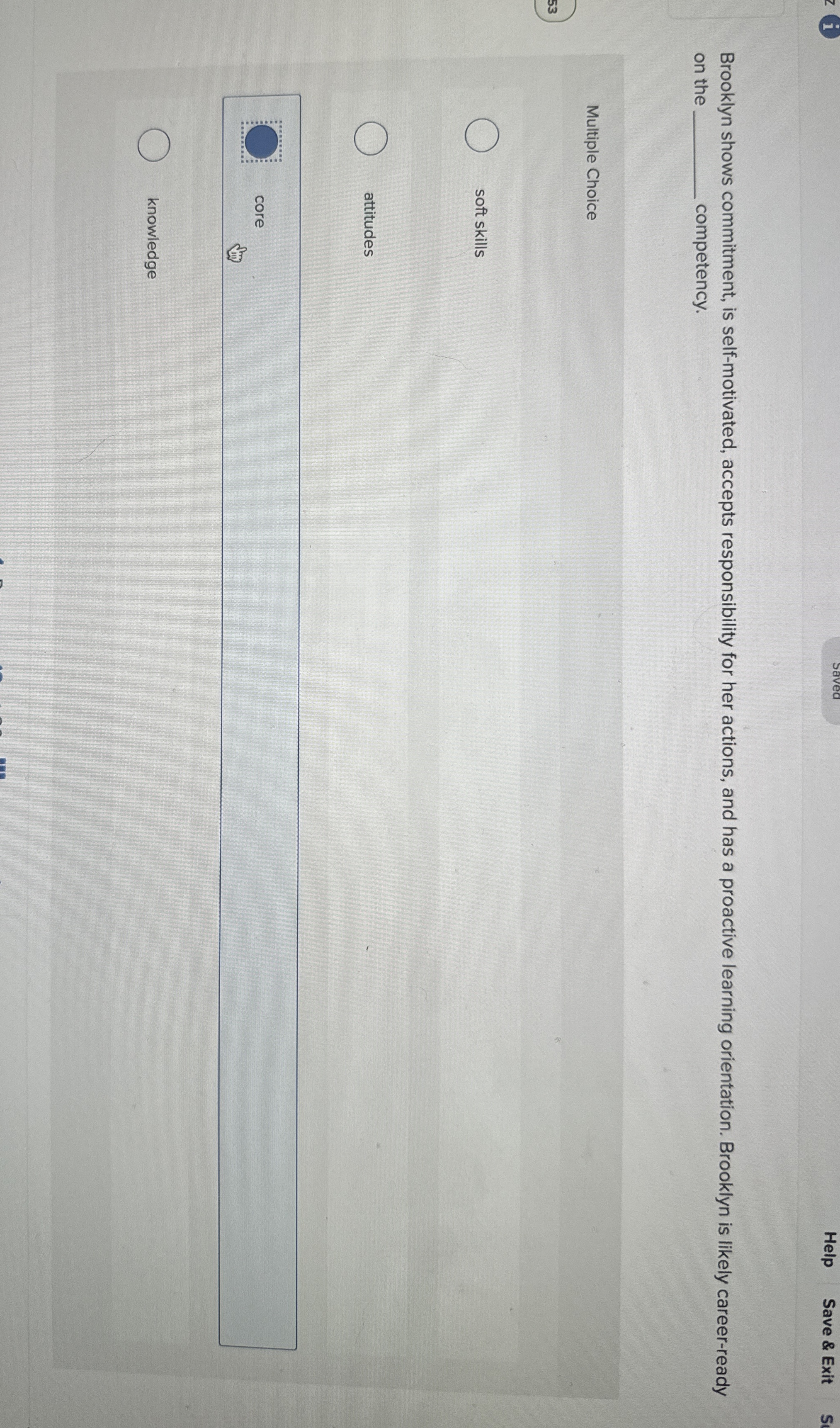  i Help Save & Exit Brooklyn shows commitment, is self-motivated, accepts