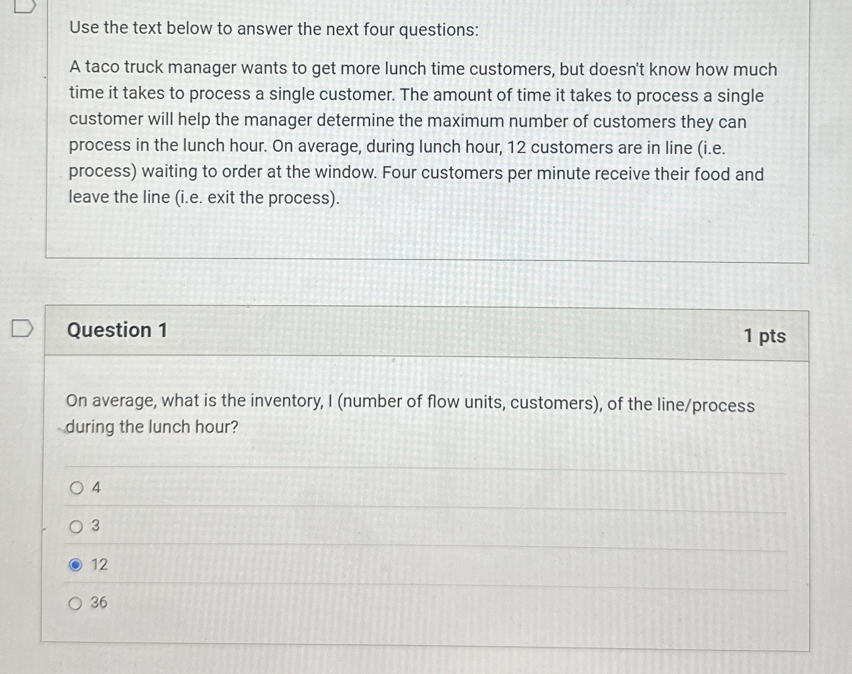  Use the text below to answer the next four questions: A