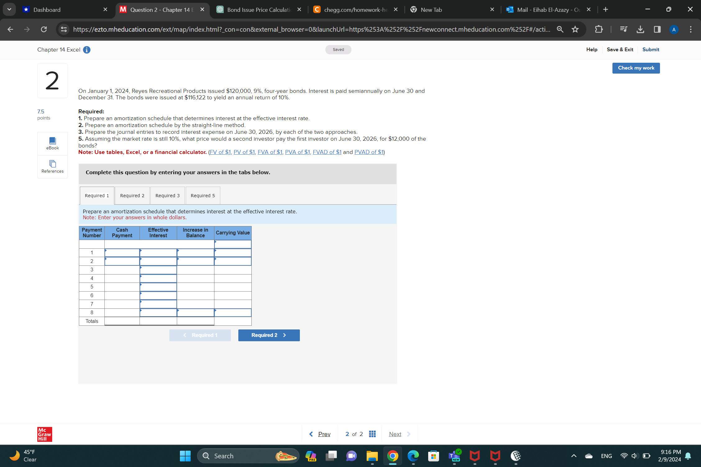 January 1. . The bonds mature in 2043 (20 years). 7.5 The