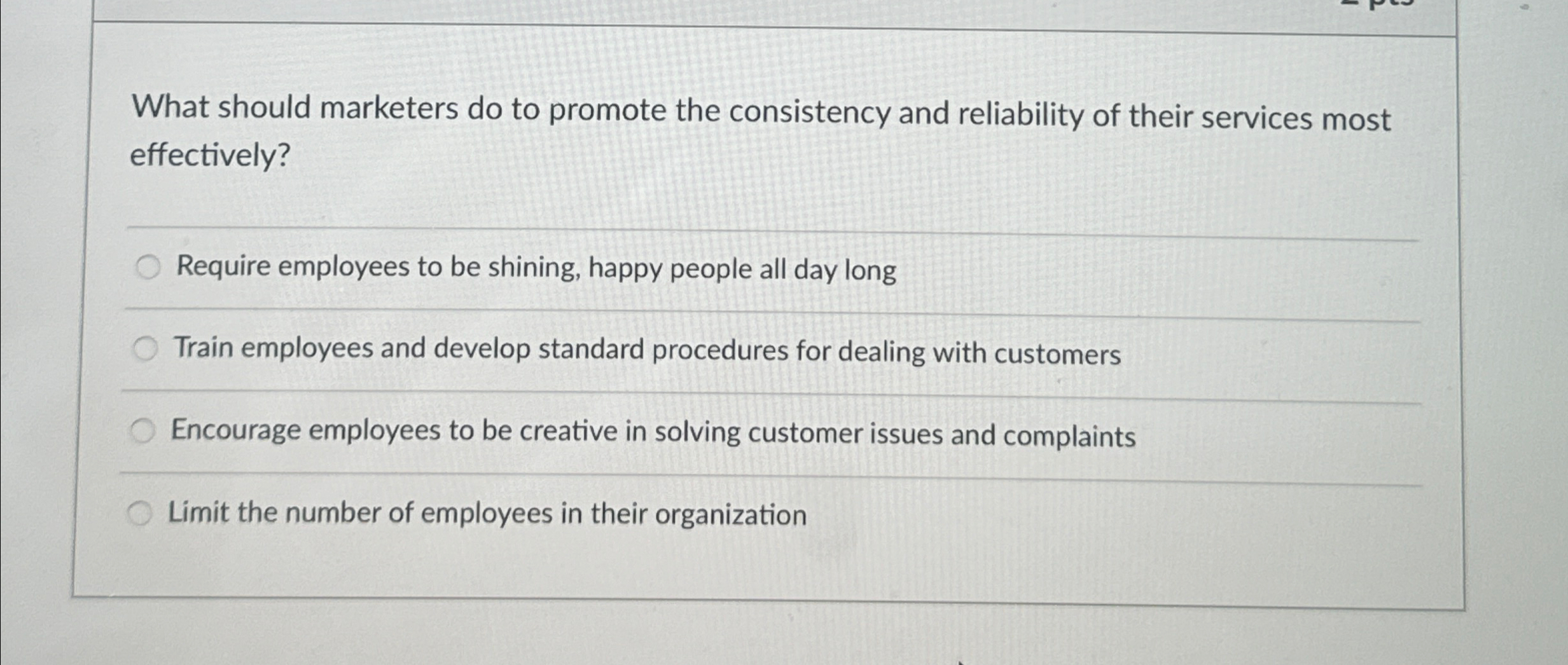  What should marketers do to promote the consistency and reliability of