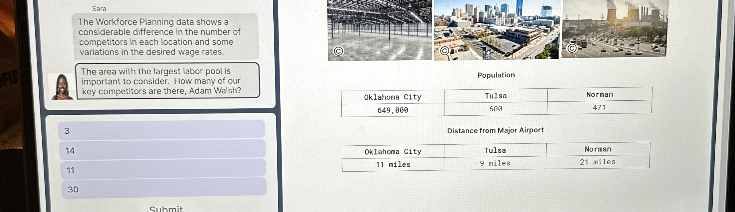  Sara The Workforce Planning data shows a considerable difference in the