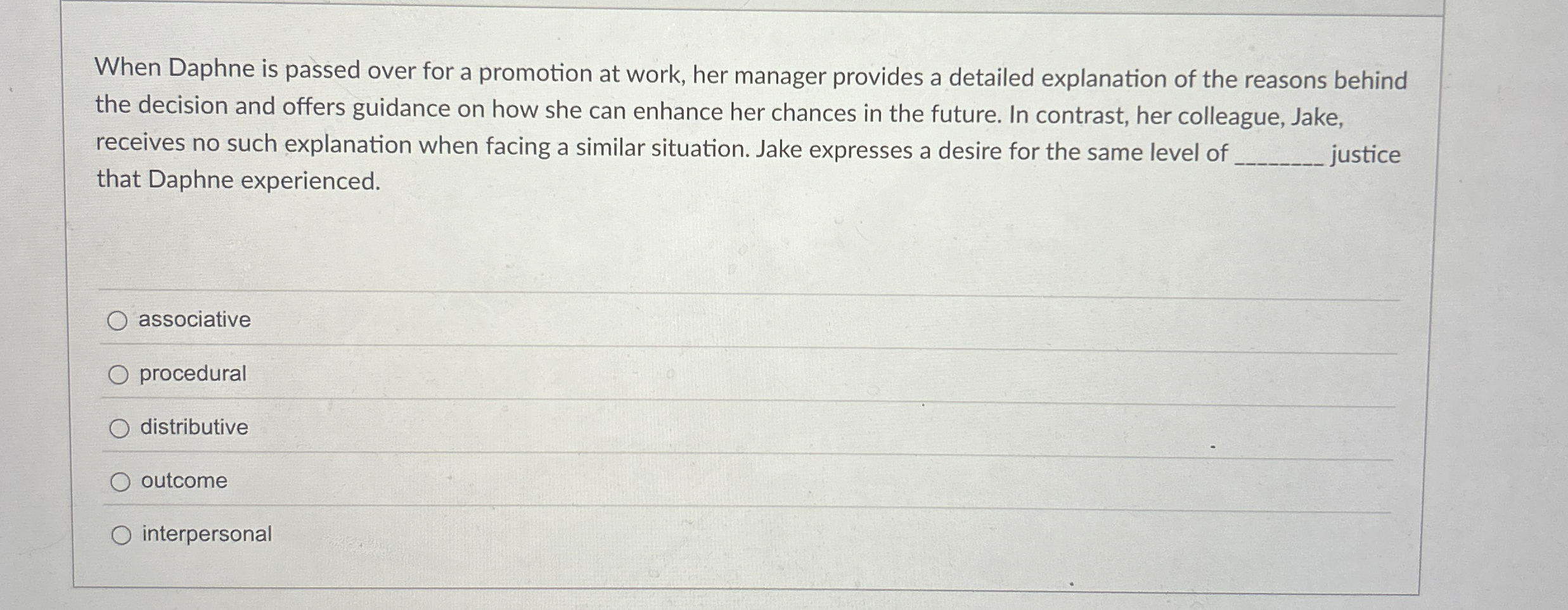  When Daphne is passed over for a promotion at work, her