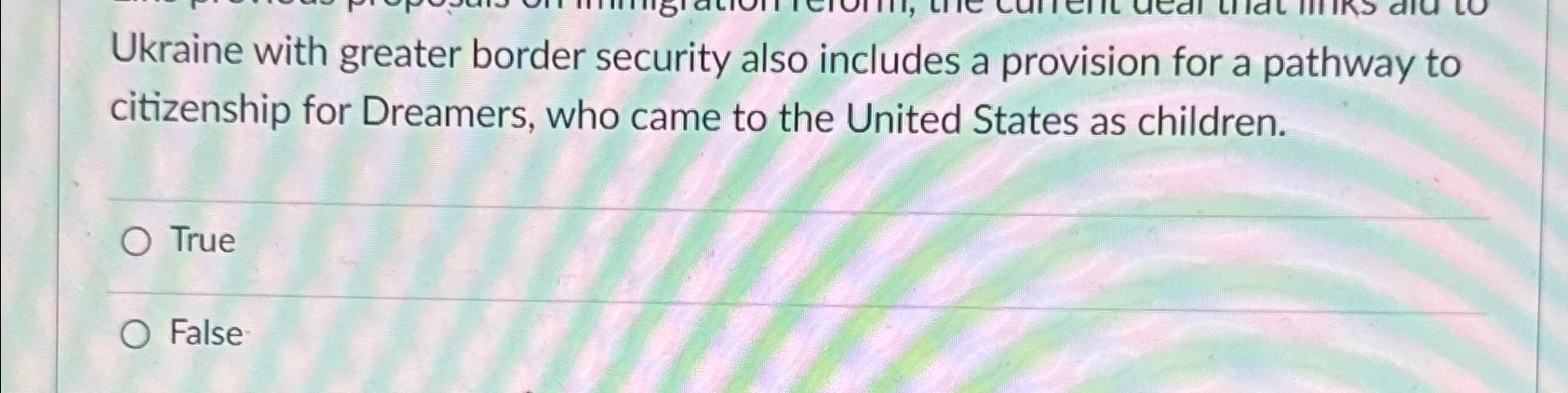  Ukraine with greater border security also includes a provision for a