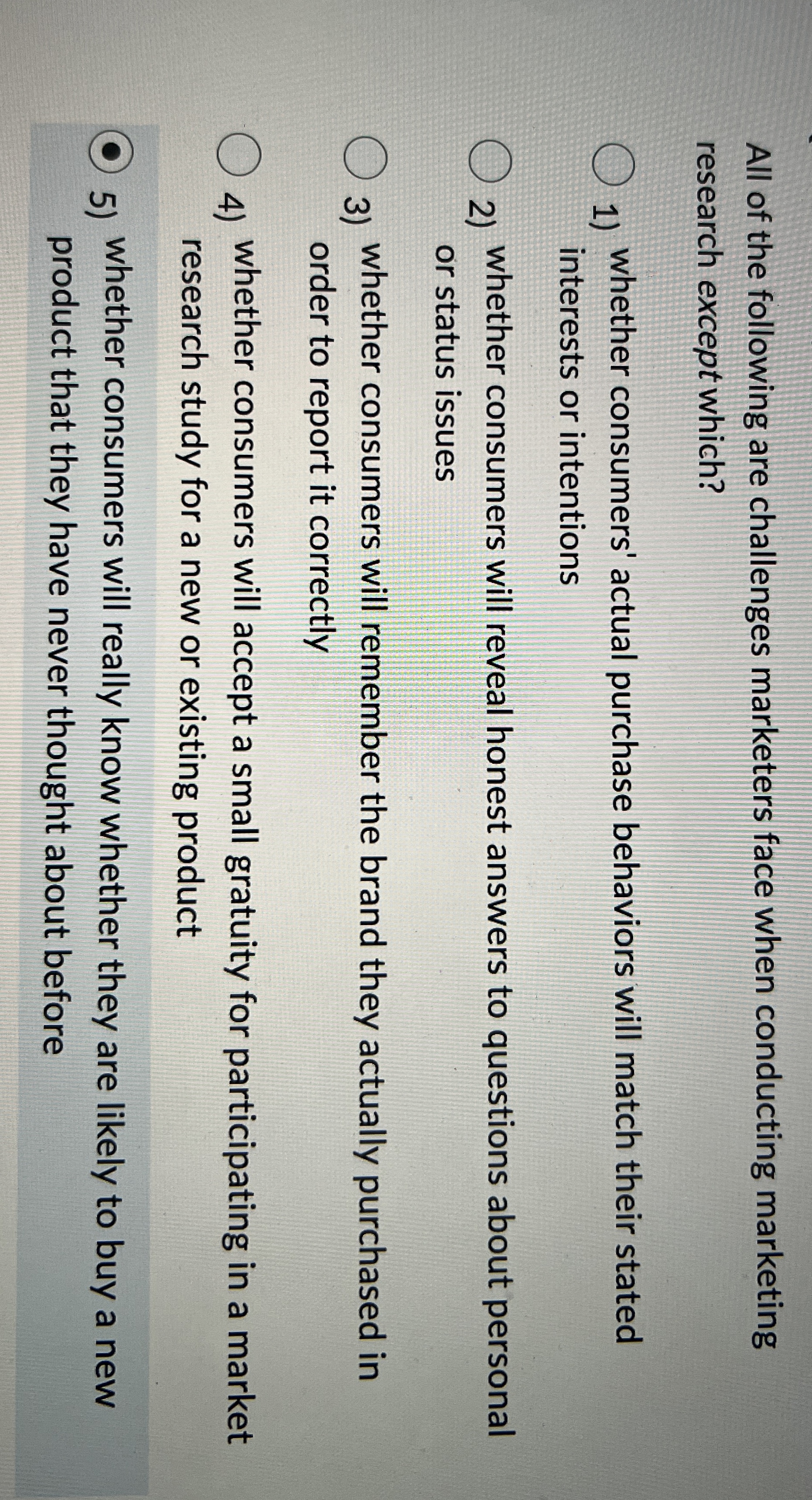  The process of defining a marketing problem and opportunity, systematically collecting