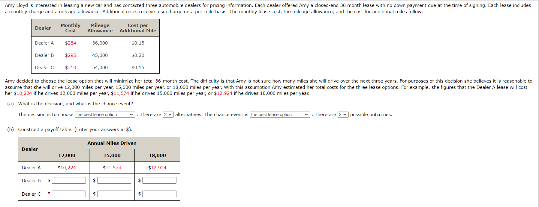  Please solve A, B, C,D,E and F in the details of