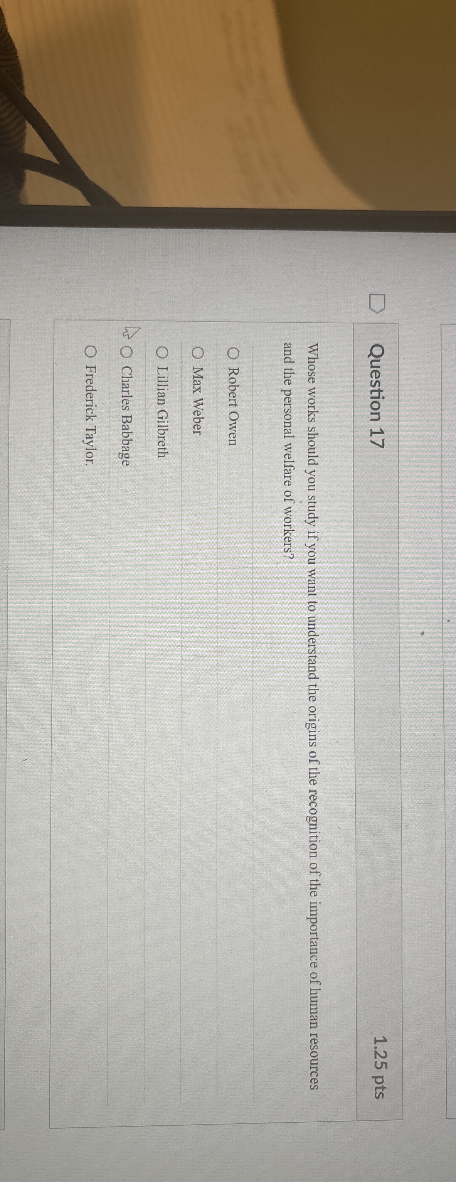  Question 17 Whose works should you study if you want to