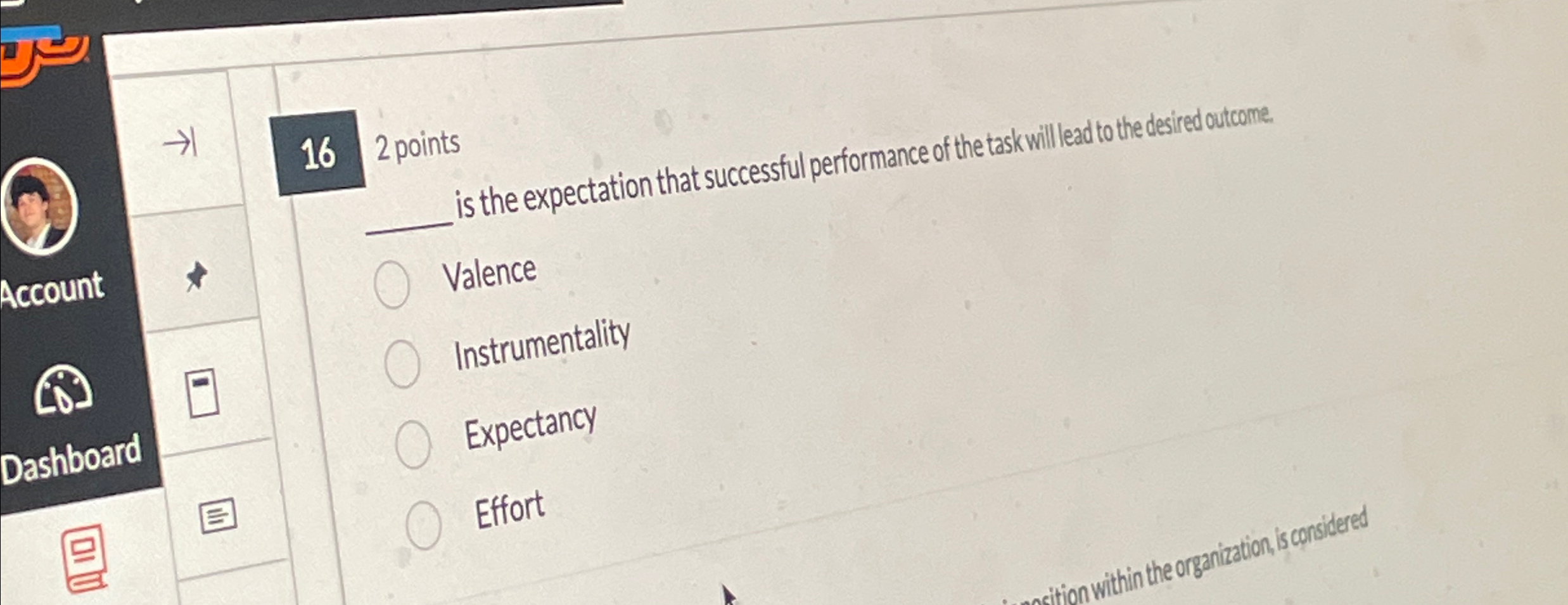  162 points q, is the expectation that successful performance of the