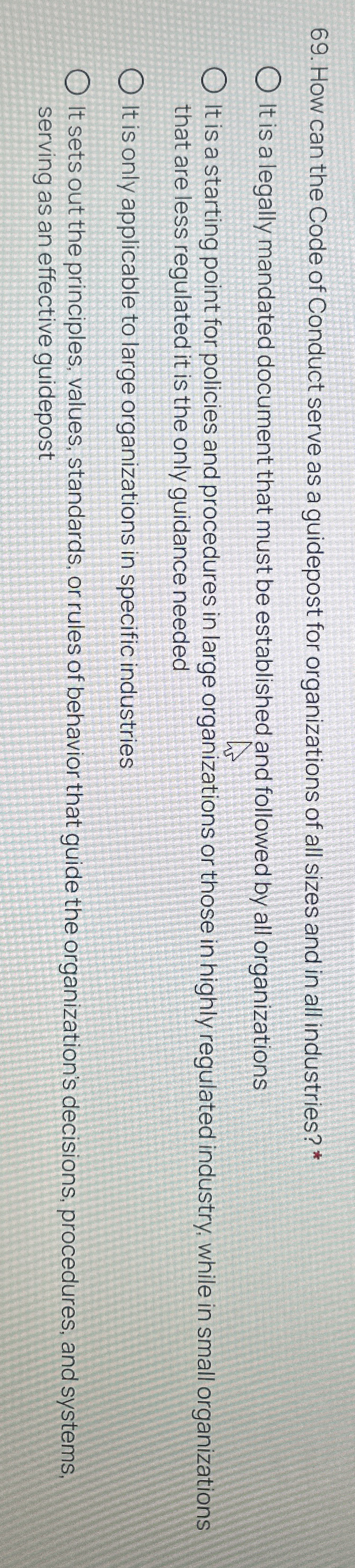  How can the Code of Conduct serve as a guidepost for