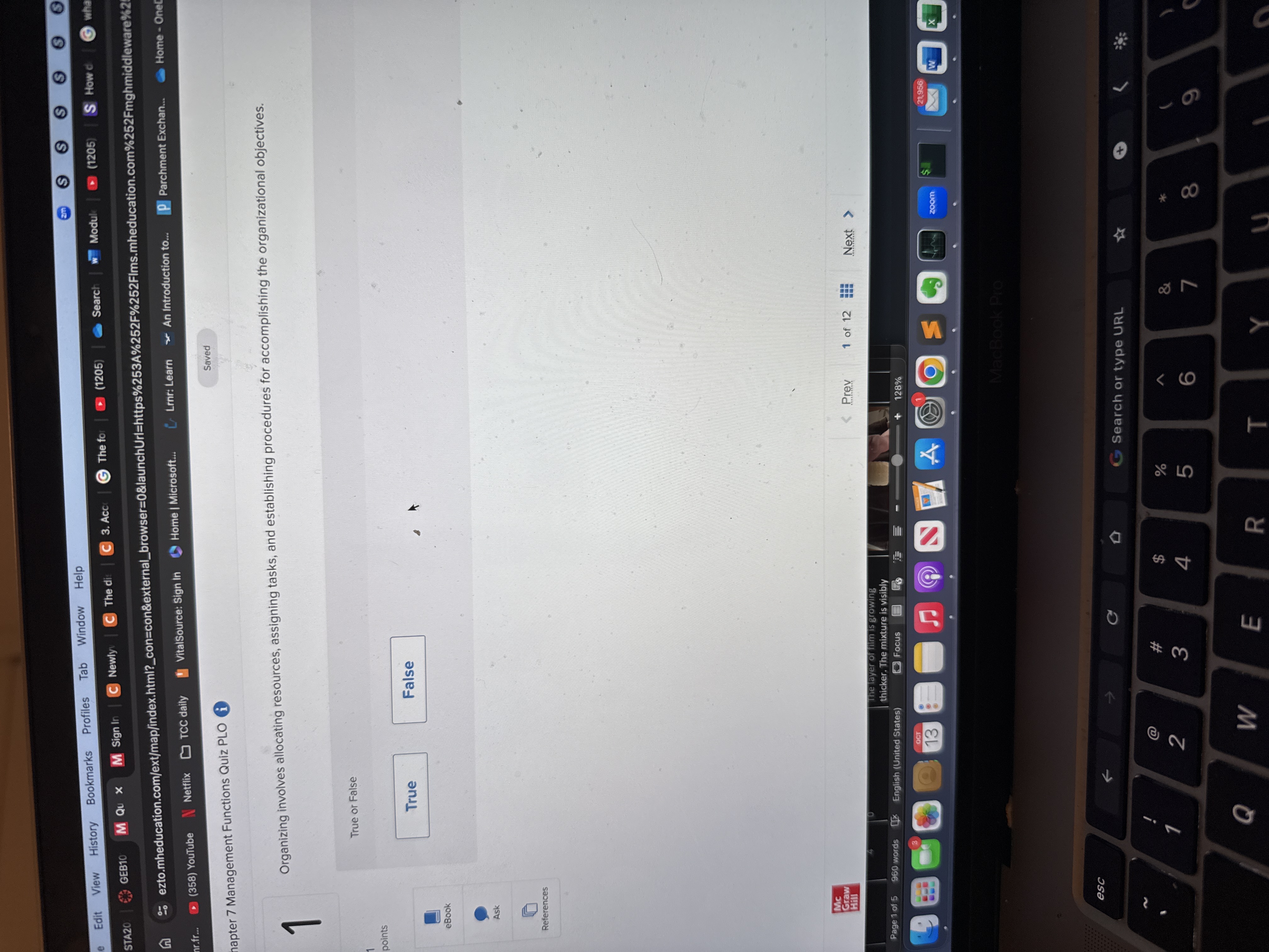  1 Organizing involves allocating resources, assigning tasks, and establishing procedures for