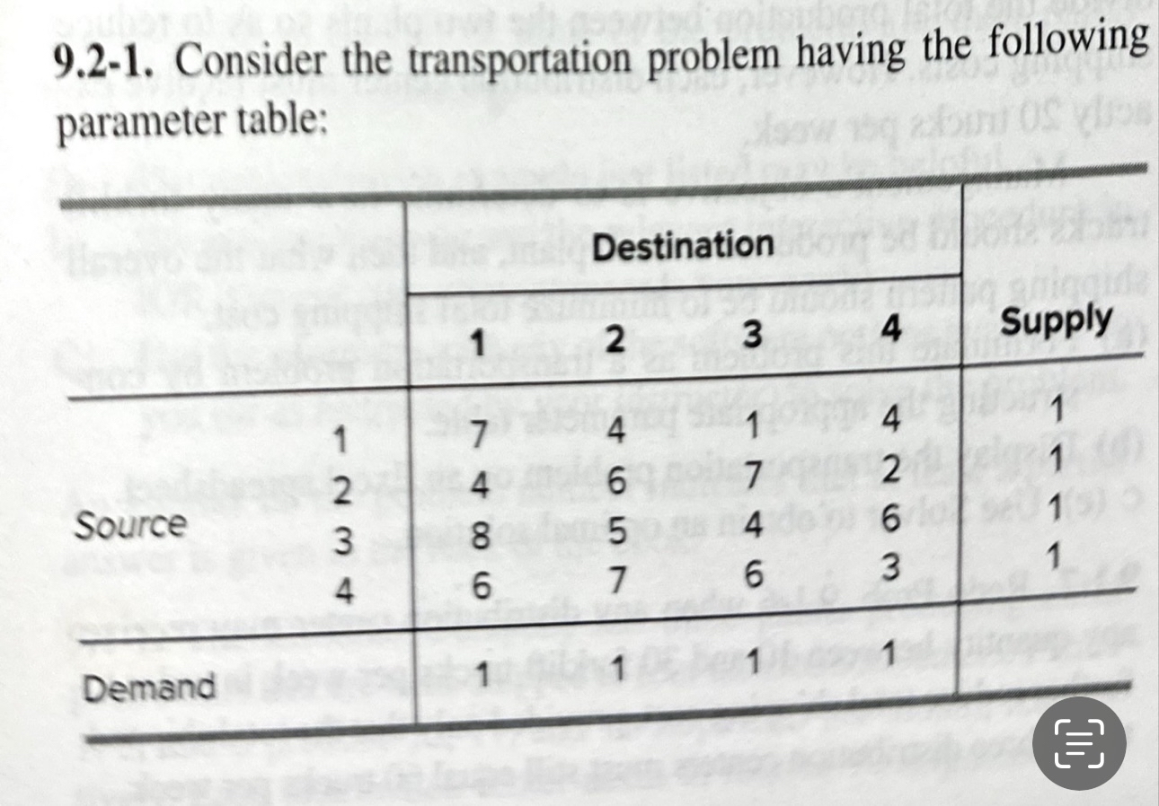  (a) Notice that this problem has three special characteristics:(1) number of