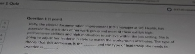 Question 9(1 point) The q, research studies delineated a two dimensional
