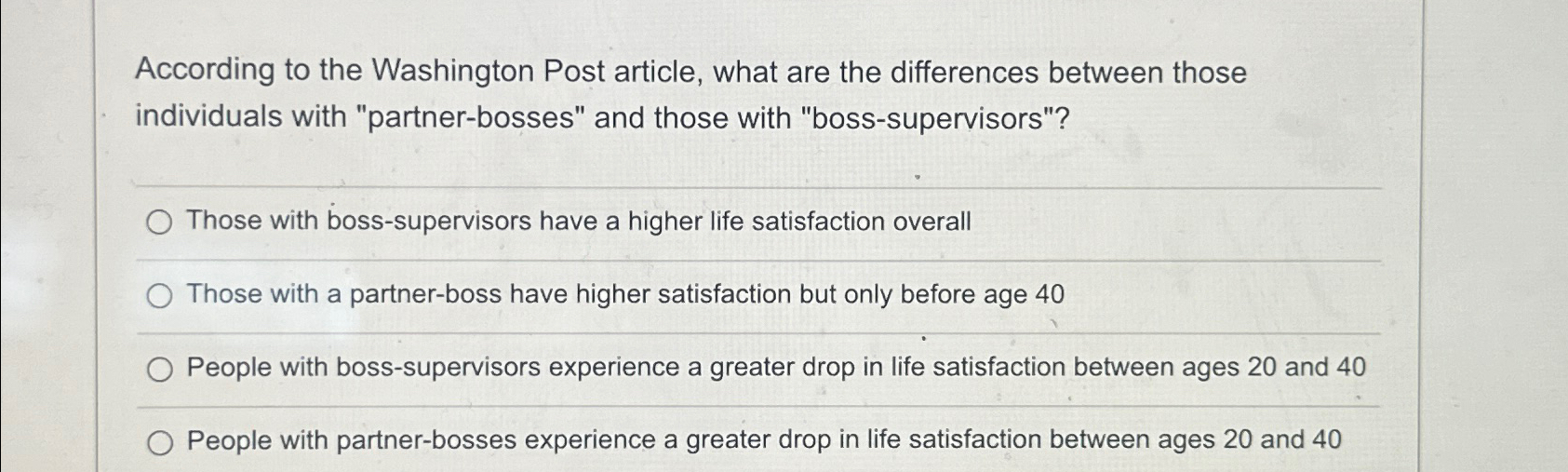  According to the Washington Post article, what are the differences between