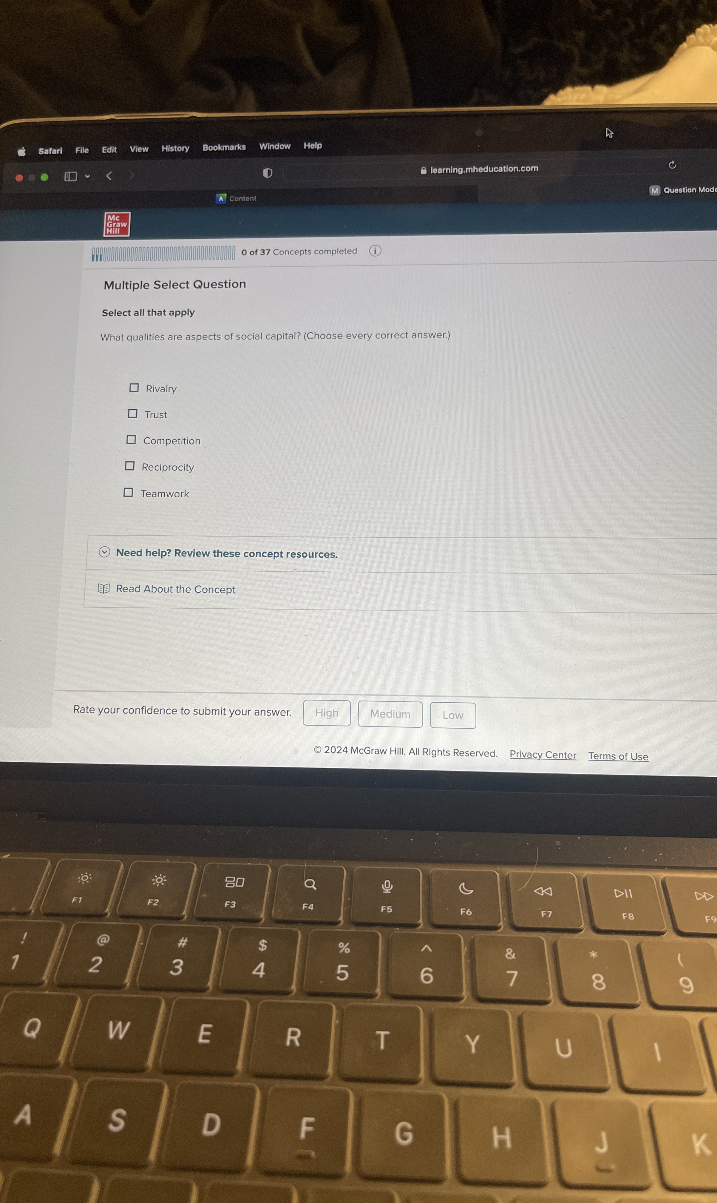  Multiple Select Question Select all that apply What qualities are aspects