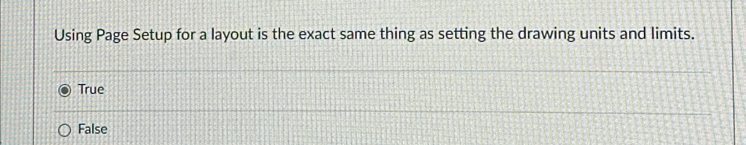  Using Page Setup for a layout is the exact same thing