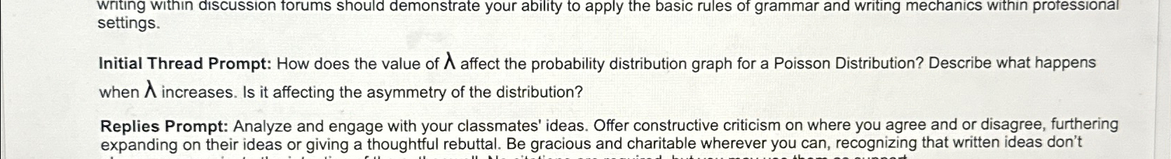  writing within discussion forums should demonstrate your ability to apply the