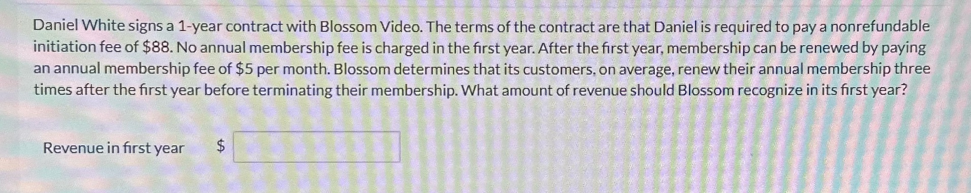 My answer is wrong every time. Can someone help? Daniel White signs