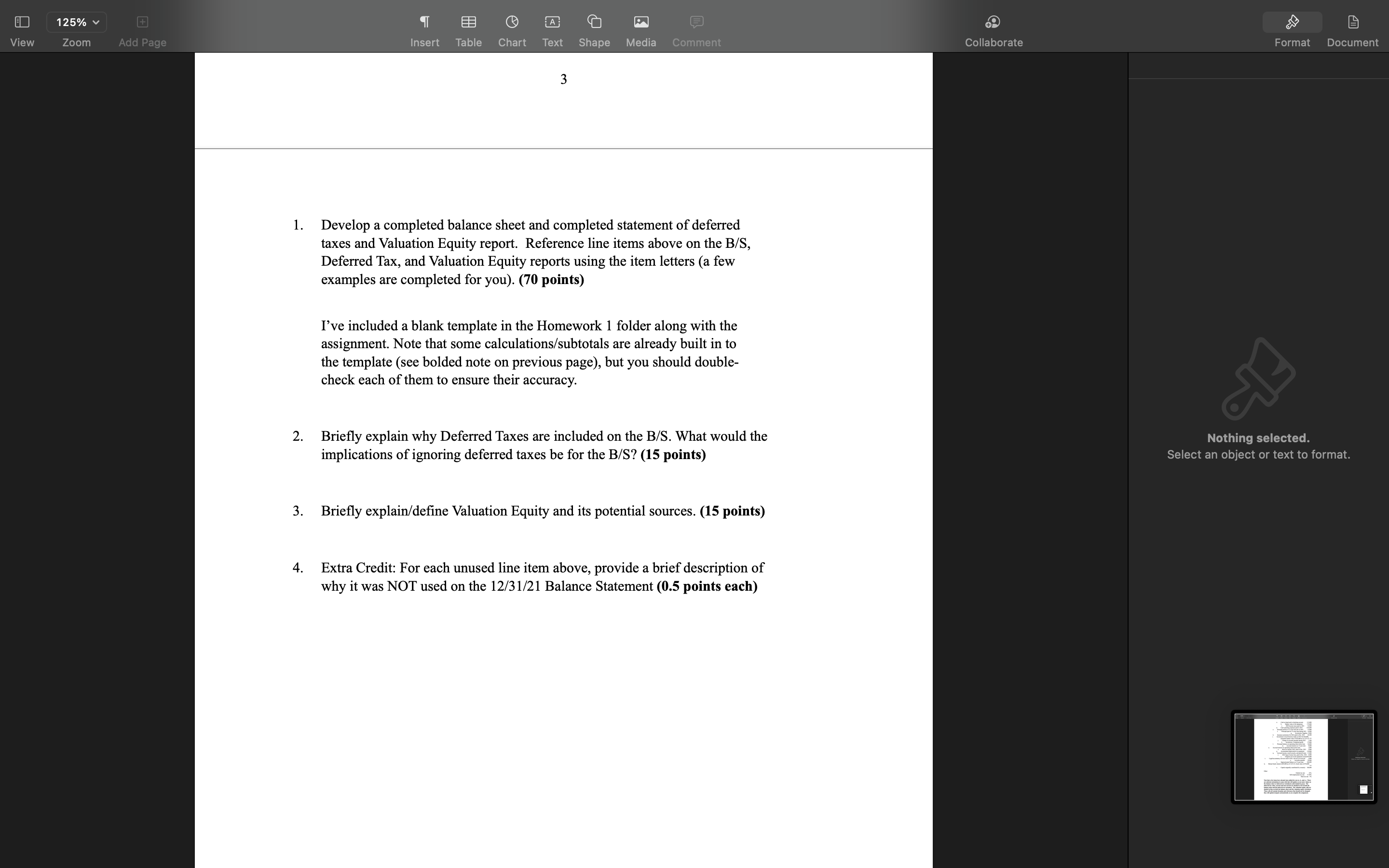 Document Cash on hand and in checking account 113,000 b. Market value