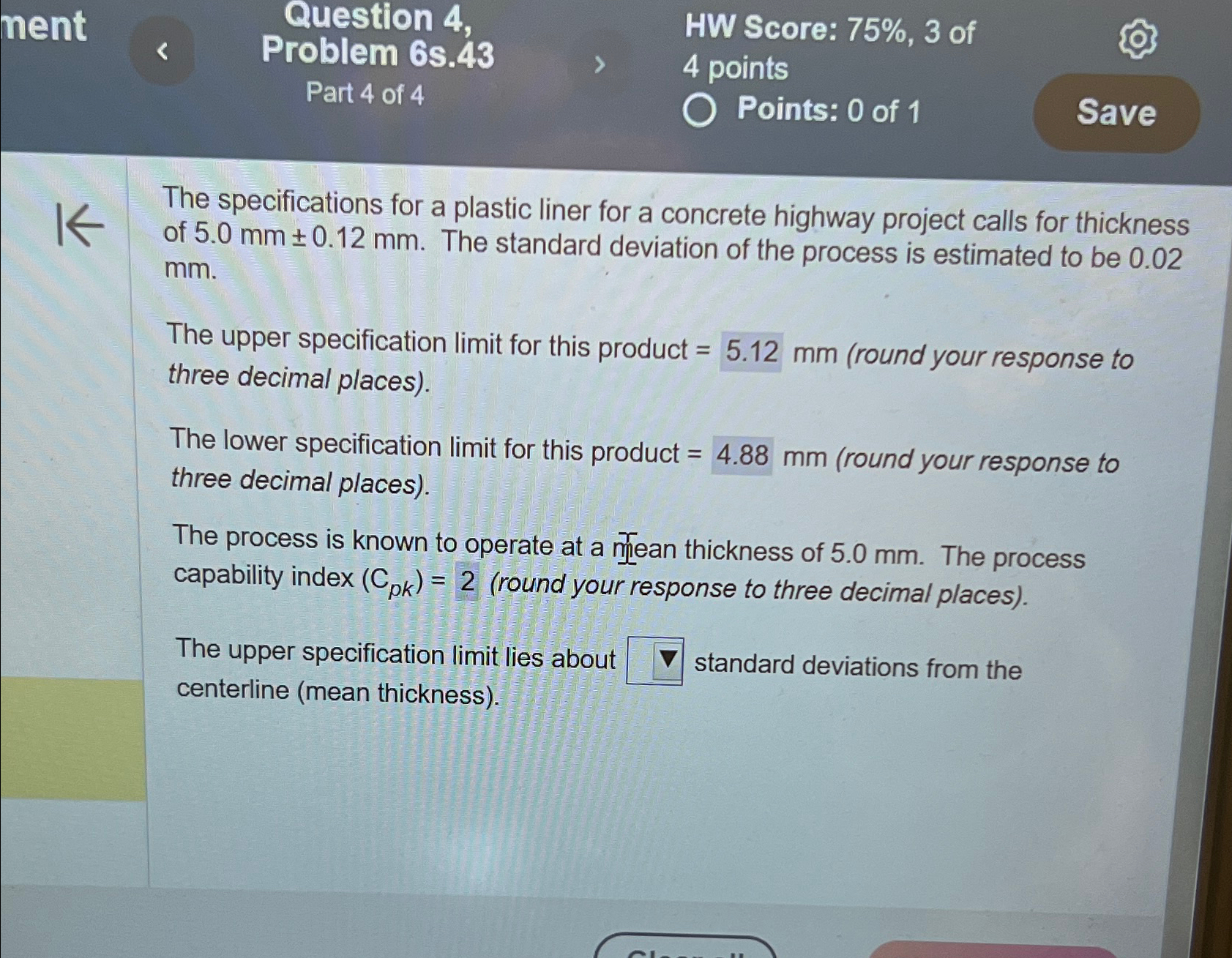  nent Question 4, Problem 6s.43 HW Score: 75%,3 of Part 4
