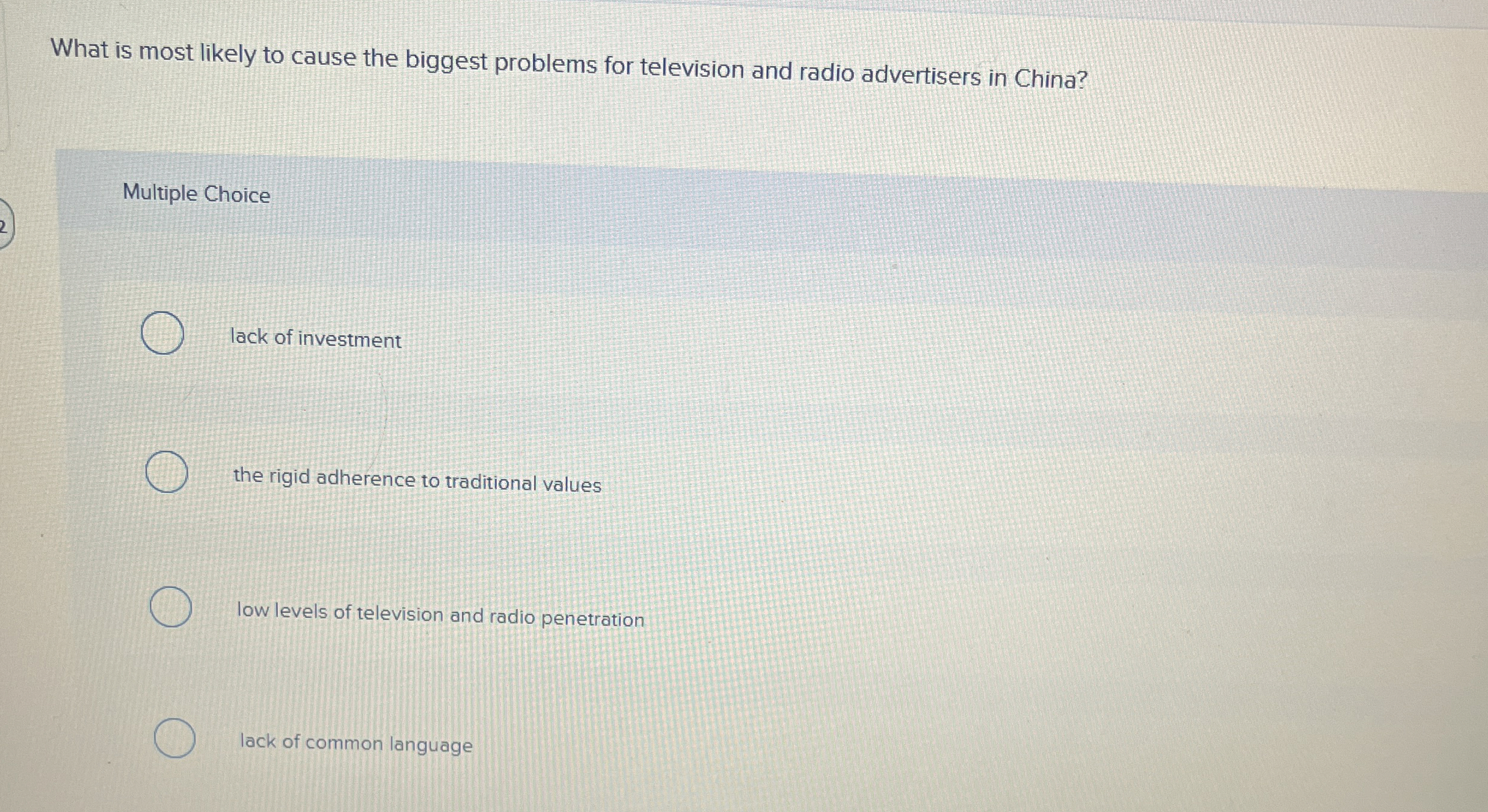  What is most likely to cause the biggest problems for television