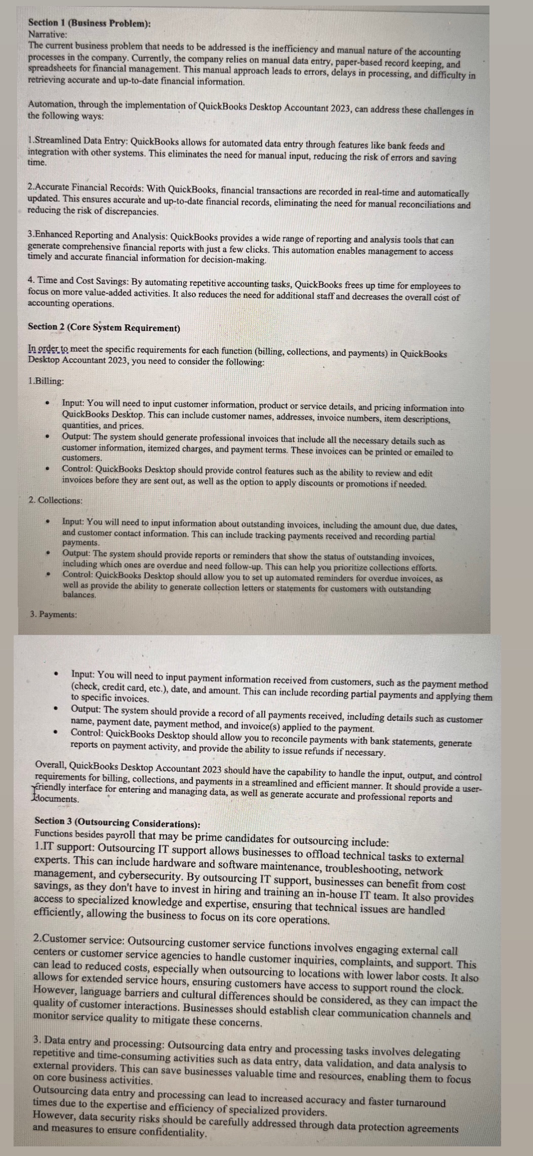 I have an assignment which is called draft technology paper I will