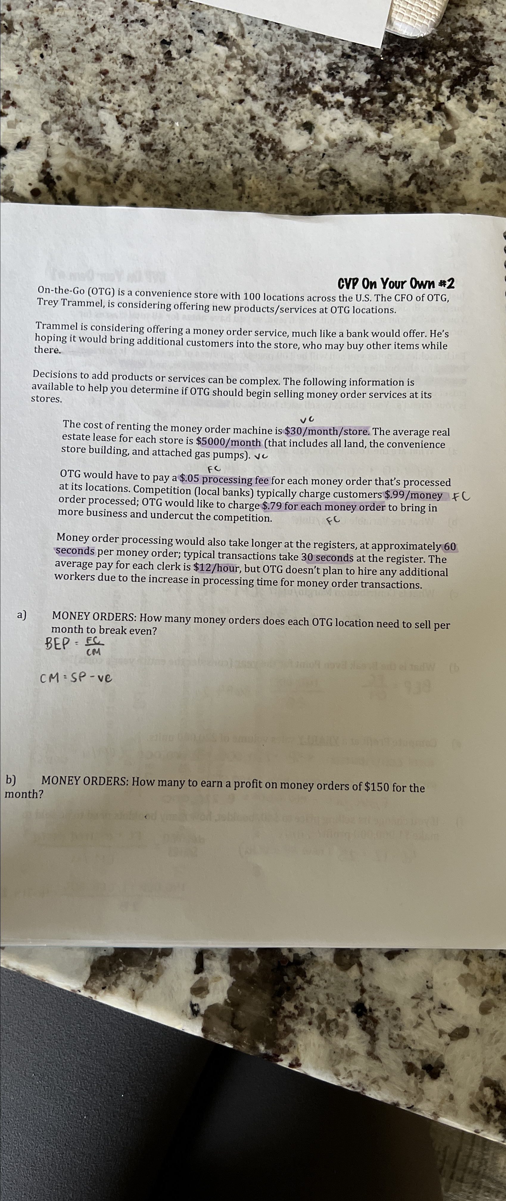  CVP On Your Own #2 On-the-Go (OTG) is a convenience store