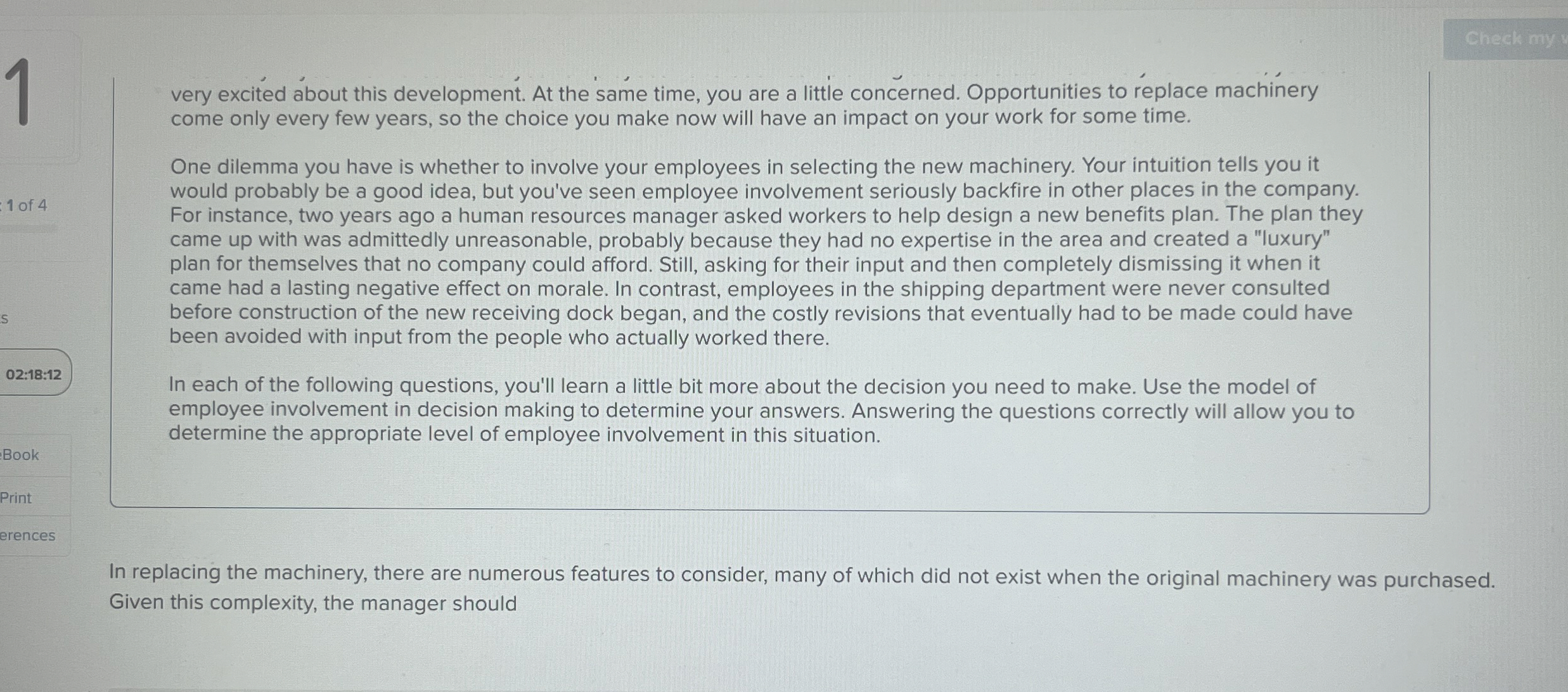  very excited about this development. At the same time, you are