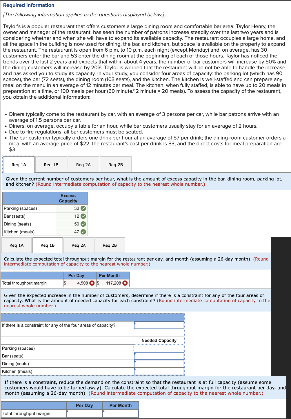  If there is a constraint, reduce the demand on the constraint