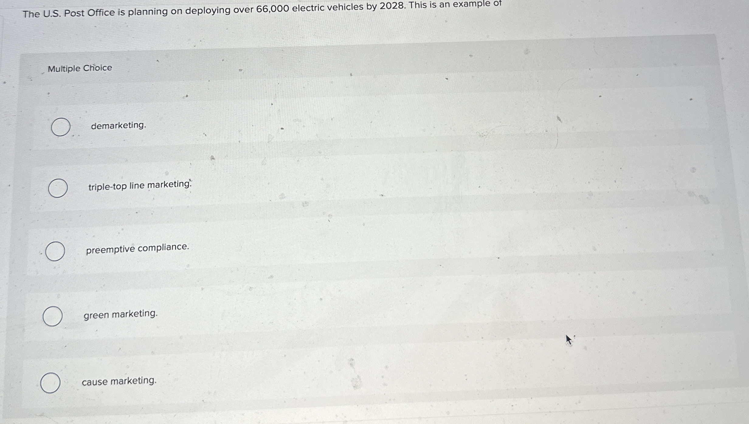  The U.S. Post Office is planning on deploying over 66,000 electric