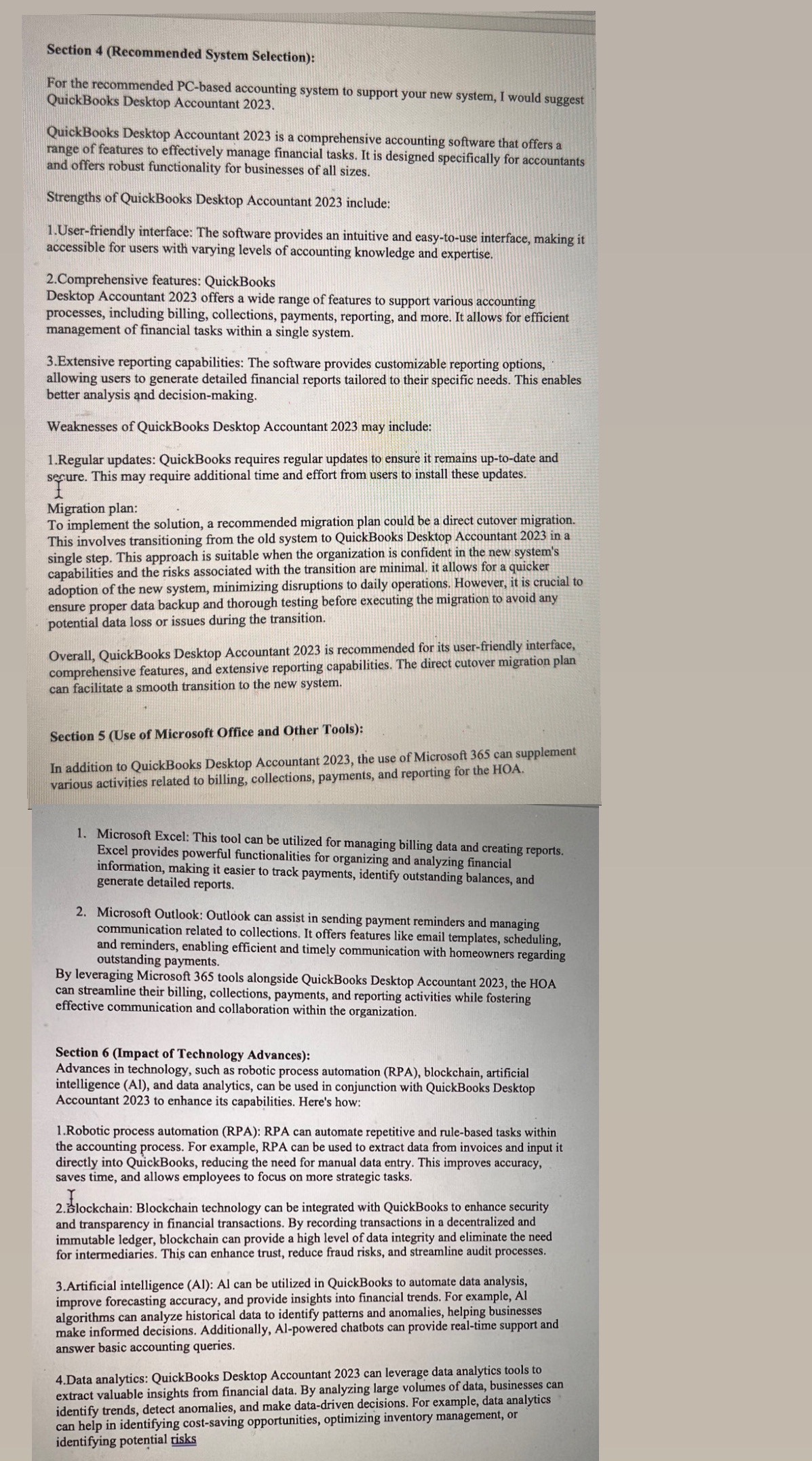 I have an assignment which is called draft technology paper I will