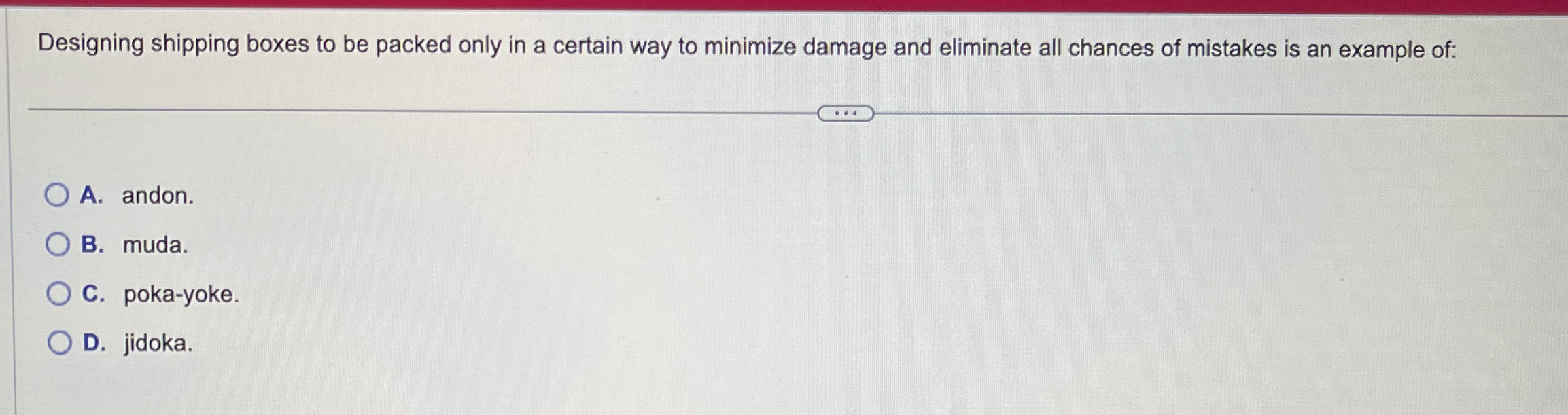  Designing shipping boxes to be packed only in a certain way