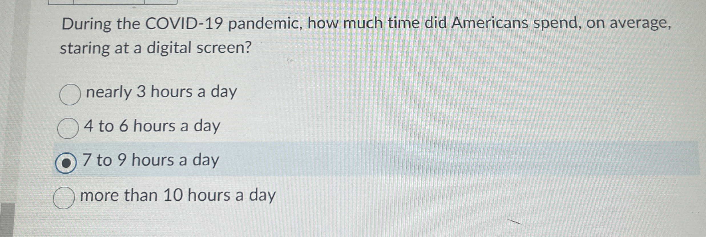  During the COVID-19 pandemic, how much time did Americans spend, on