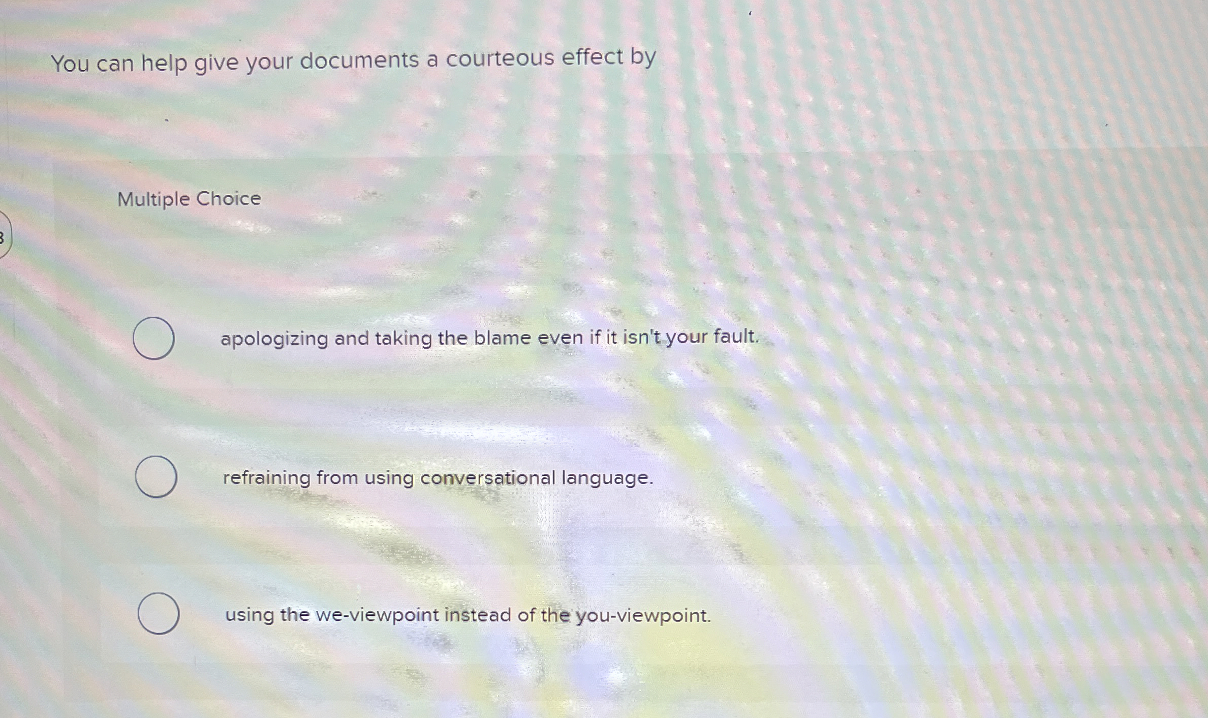  You can help give your documents a courteous effect by Multiple