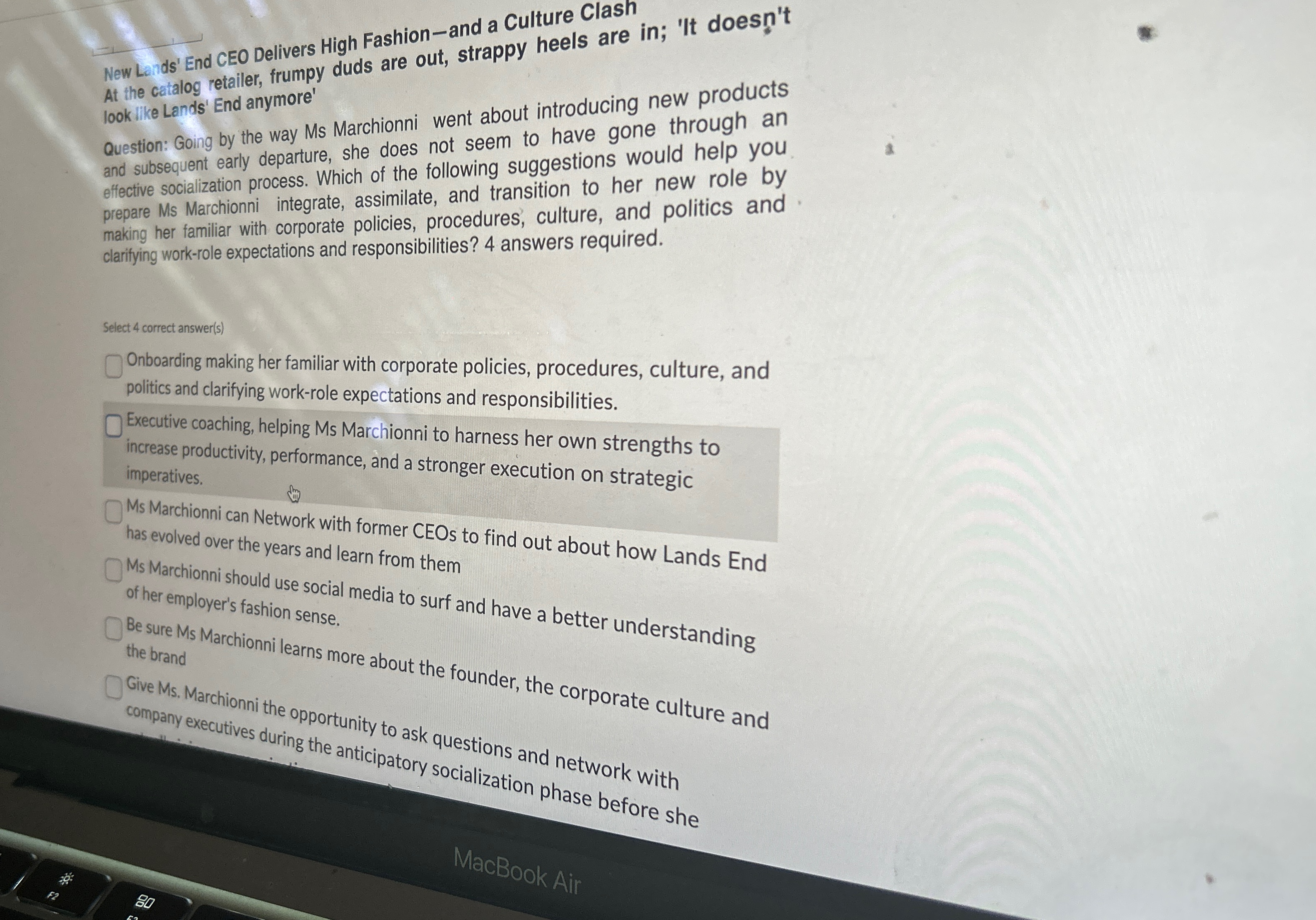  4-Final!- Requires Respondus LockDown Browser + Webcam wanted Canvas clothes to