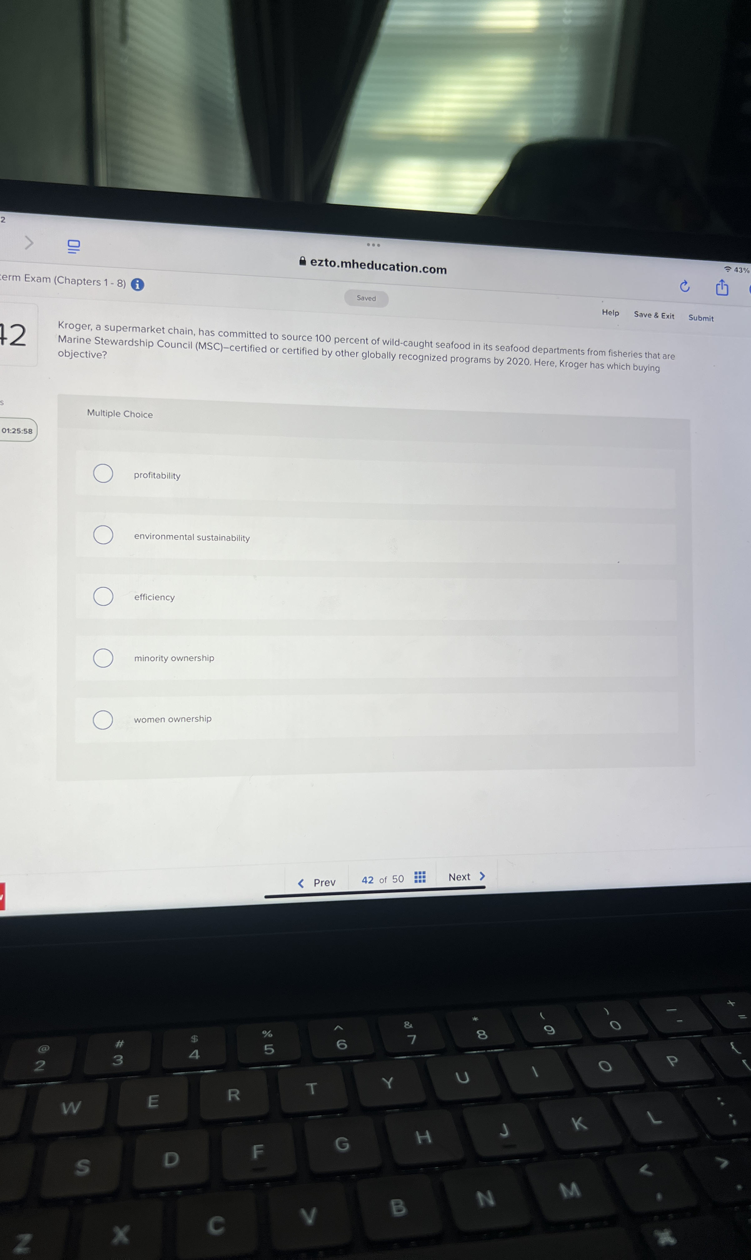  Kroger, a supermarket chain, has committed to source 100 percent of