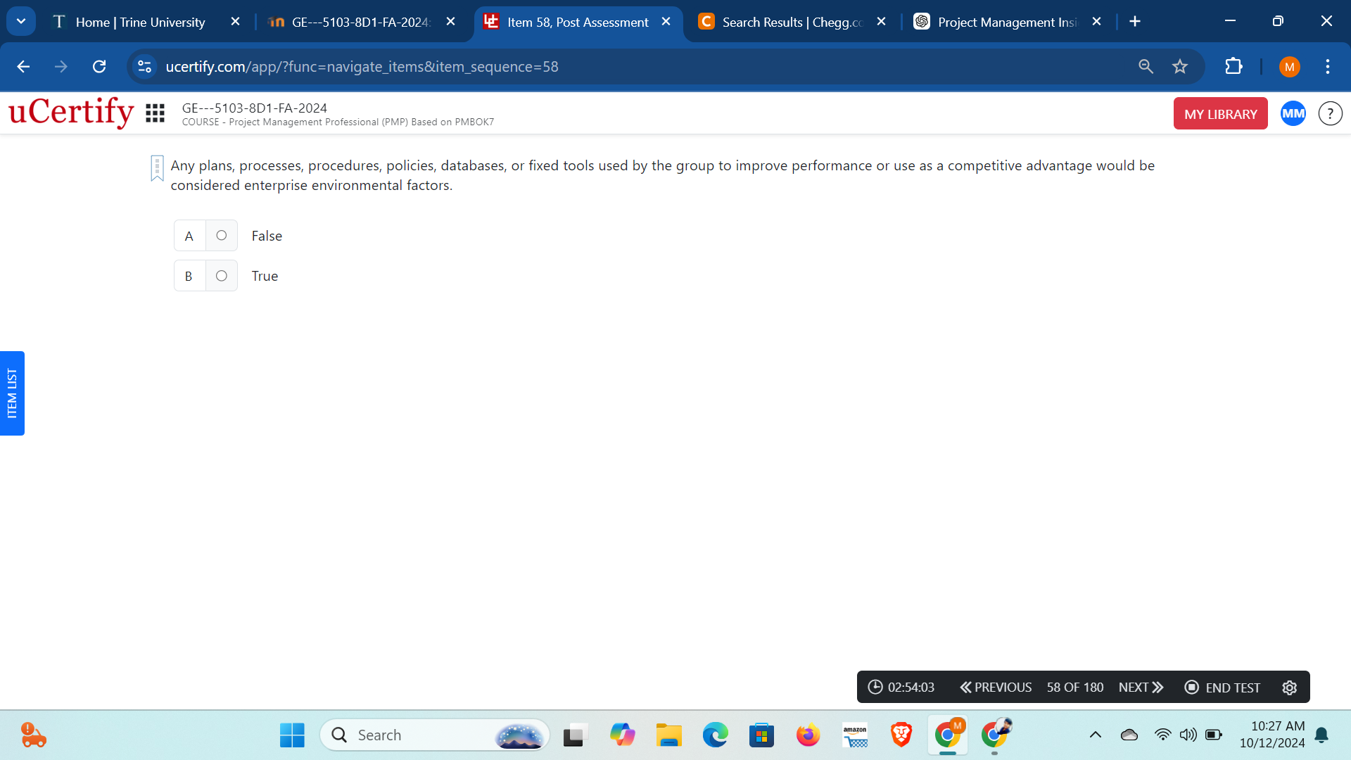  Any plans, processes, procedures, policies, databases, or fixed tools used by