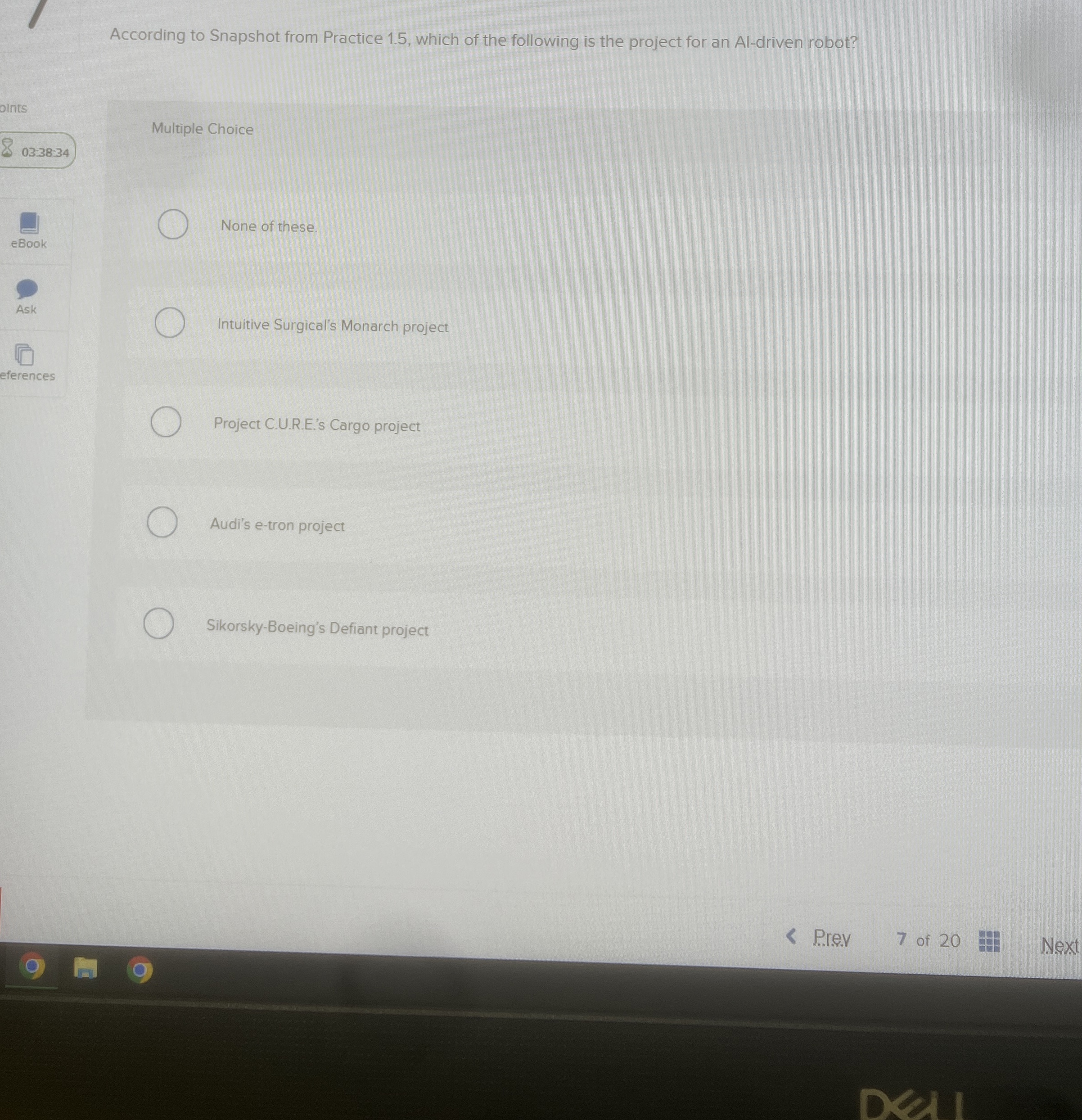  According to Snapshot from Practice 1.5, which of the following is