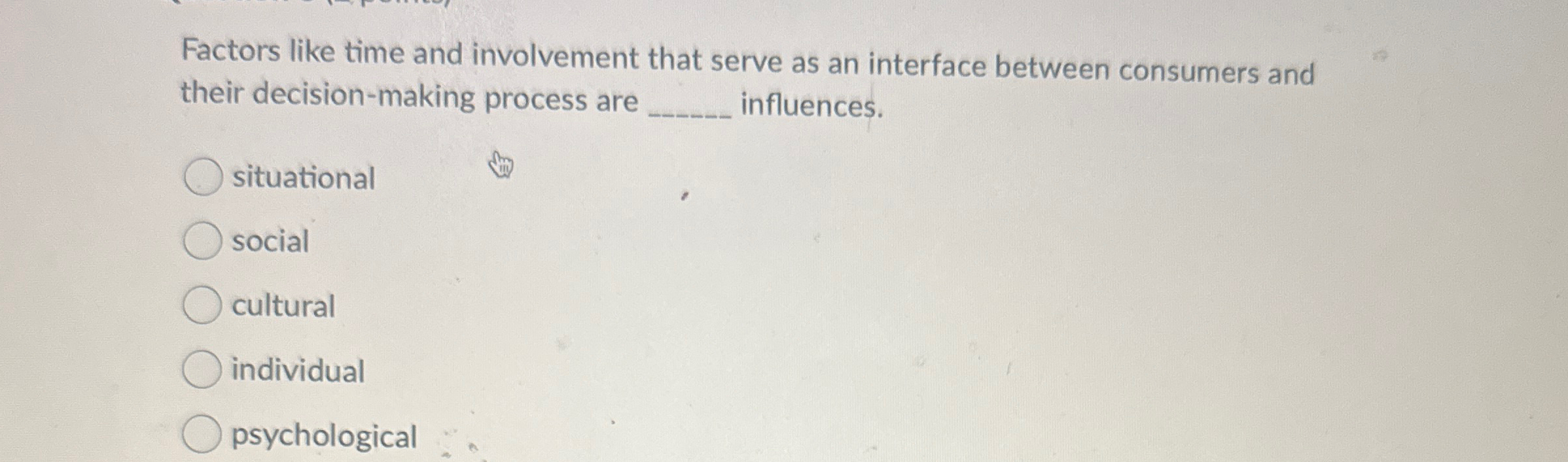  Your text defines ethics as moral standards expected by consumers. a