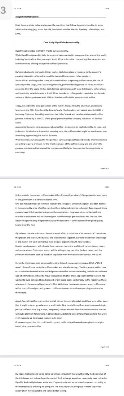  Read the case study below and anawer the questions that folow.