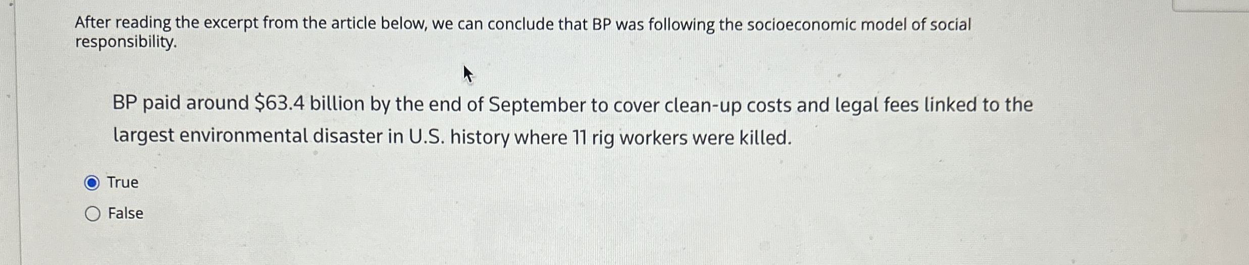  After reading the excerpt from the article below, we can conclude