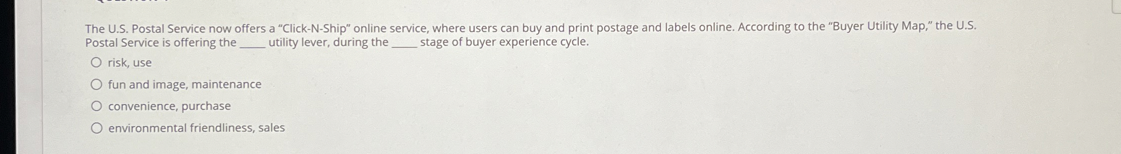  The U.S. Postal Service now offers a "Click-N-Ship" online service, where