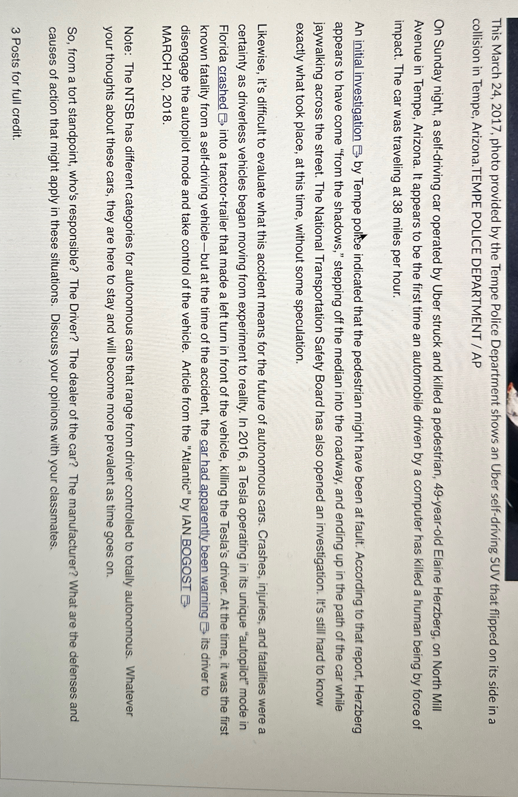  This March 24,2017, photo provided by the Tempe Police Department shows