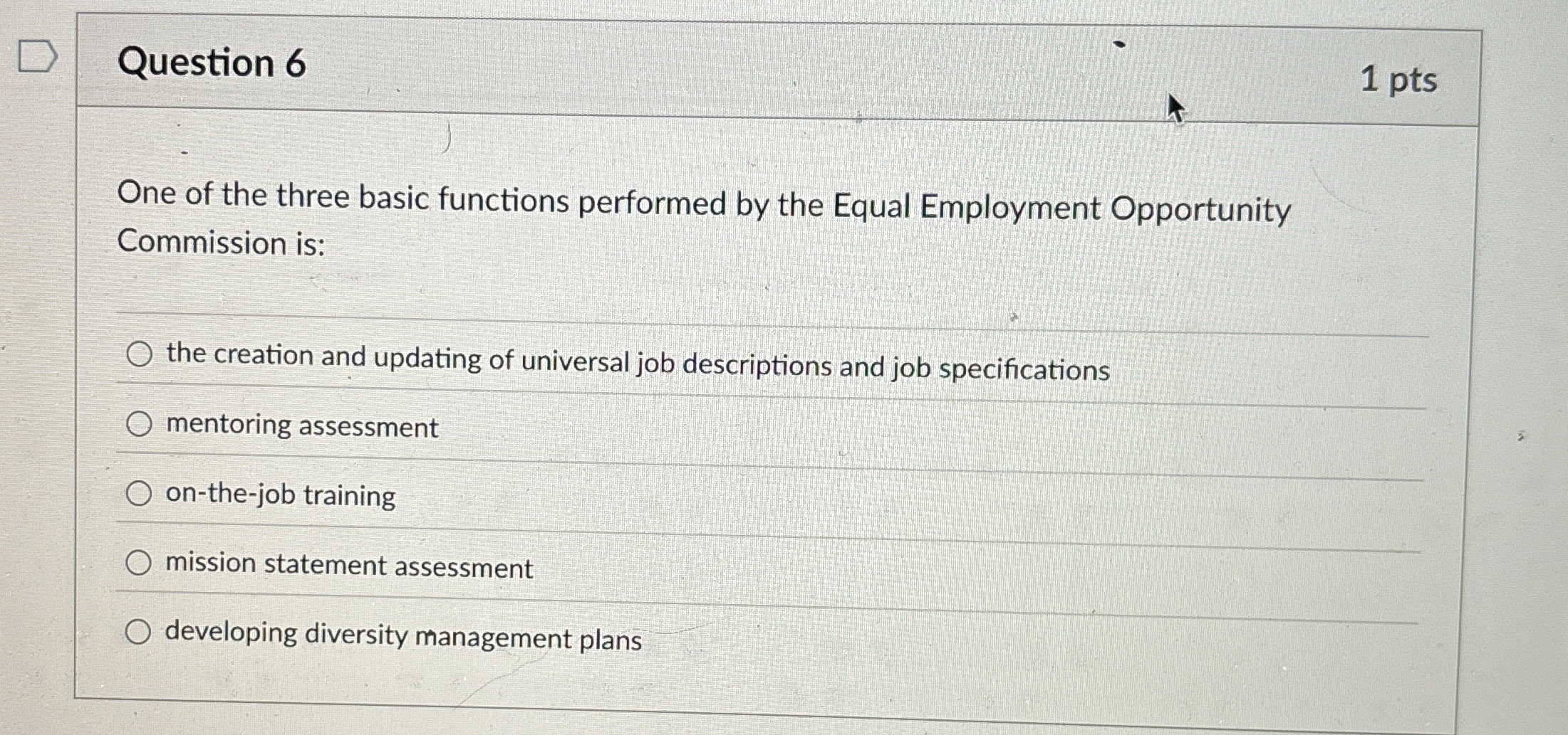  Question 6 One of the three basic functions performed by the