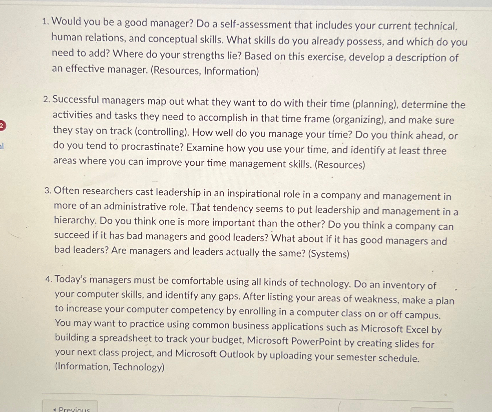  Would you be a good manager? Do a self-assessment that includes