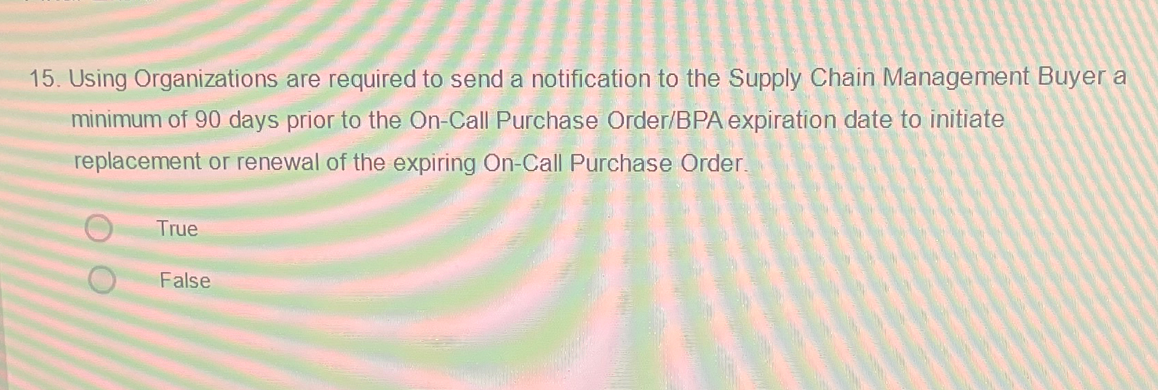  Using Organizations are required to send a notification to the Supply