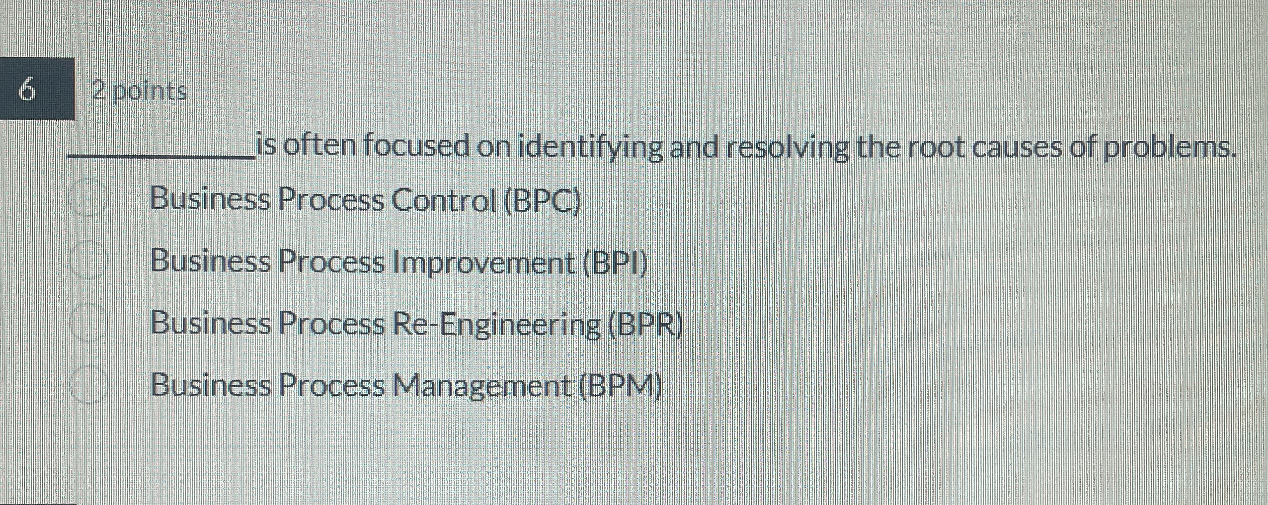  is often focused on identifying and resolving the root causes of