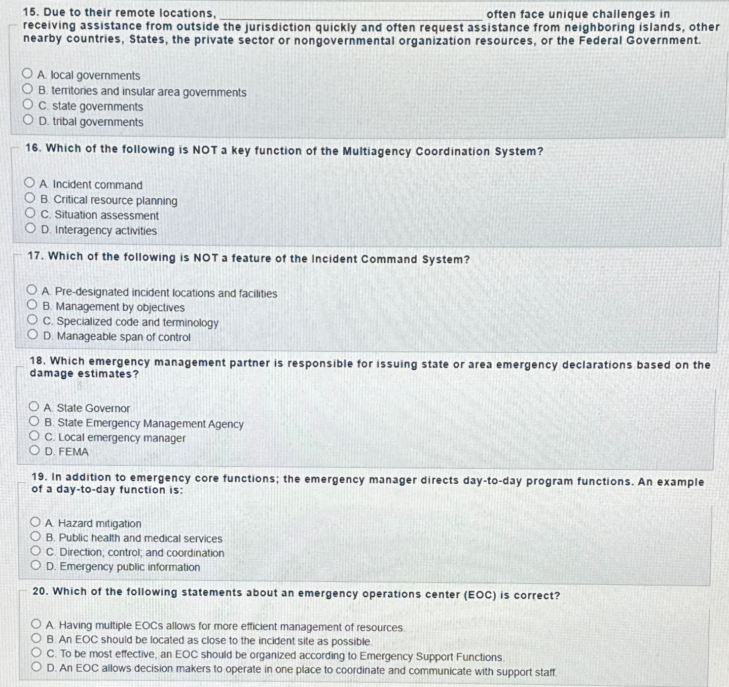  Due to their remote locations, q, often face unique challenges in